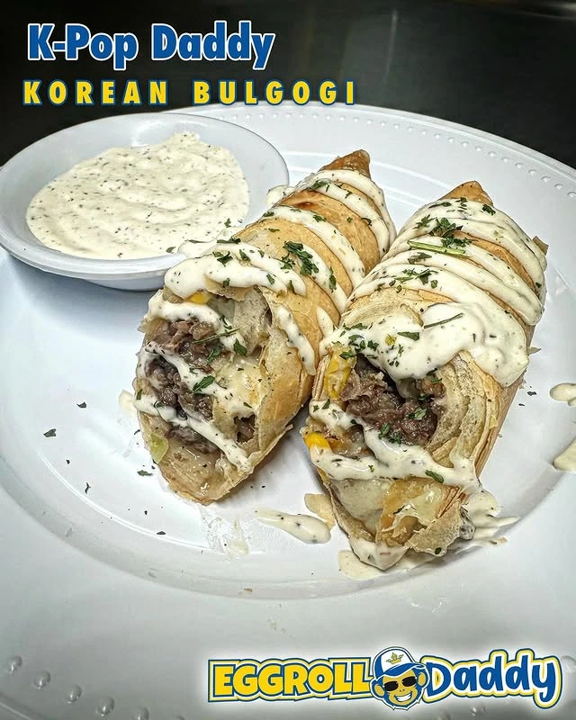 Korean Bulgolgi eggroll bringing asian food, egg rolls, and asian fusion to you